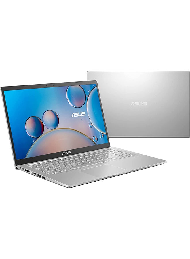 أسوس - لابتوب فيفو بوك X515F ‏15 بشاشة مقاس 15.6 بوصة ومعالج كور i3-10110U/ذاكرة رام DDR4 سعة 4 جيجابايت/محرك أقراص SSD سعة 256 جيجابايت/بطاقة رسومات إنتل بدقة فائقة الوضوح/نظام تشغيل ويندوز 10 اللغة الإنجليزية فضي - Image 1