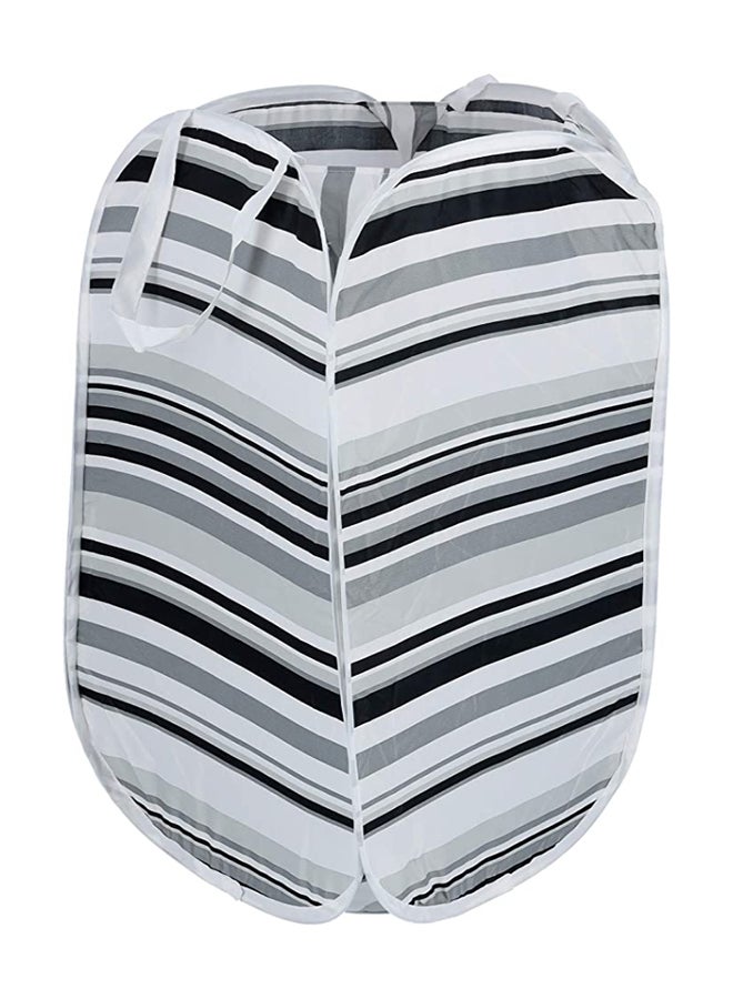 Royalford Pop-Up Laundry Hamper Square White/Green/Blue 35x58cm - Image 1