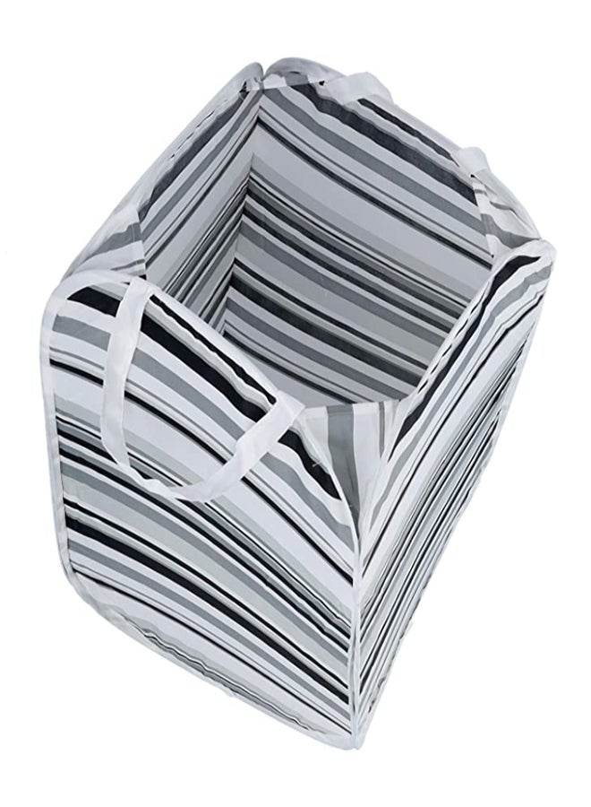 Royalford Pop-Up Laundry Hamper Square White/Green/Blue 35x58cm - Image 2