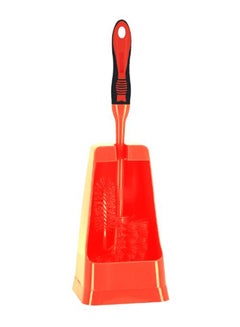 Royalford Unique Cleaning Toilet Brush with Holder Assorted 22x12.7x40cm  - Image 1