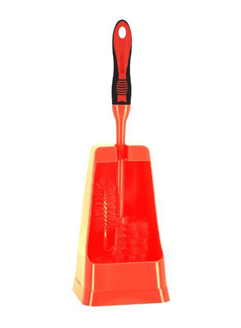 Unique Cleaning Toilet Brush with Holder Assorted 22x12.7x40cm