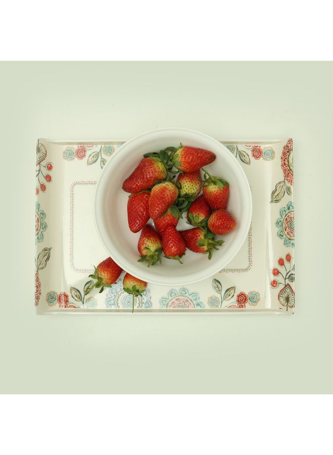 Royalford Melamine Boat Tray Multicolour 30.9x21.4x1.5cm  - Image 5