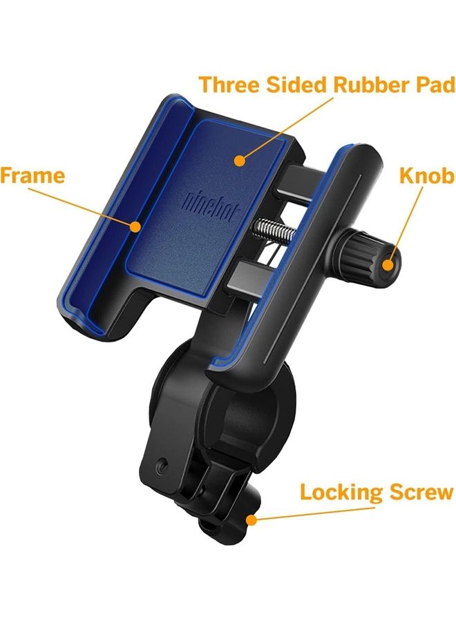 Ninebot Phone Mount, Adjustable Electric Scooter eMoped Bicycle Handlebar Phone Holder, Fits All iPhone's, 12, 11, X, iPhone 8, All Samsung Galaxy, Holds Any Phone 4-6.5 inches Cellphone - v1663840881/N53352799A_8