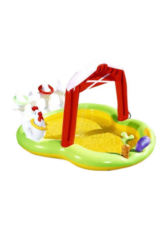 Bestway Inflatable Foldable Portable Little Farmer Paddling Water Fun Play Center 175x147x102cm 175x147x102cm  - Image 3