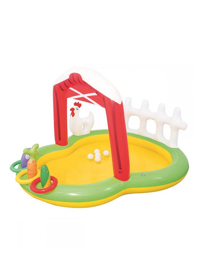 Bestway Inflatable Foldable Portable Little Farmer Paddling Water Fun Play Center 175x147x102cm 175x147x102cm  - Image 4