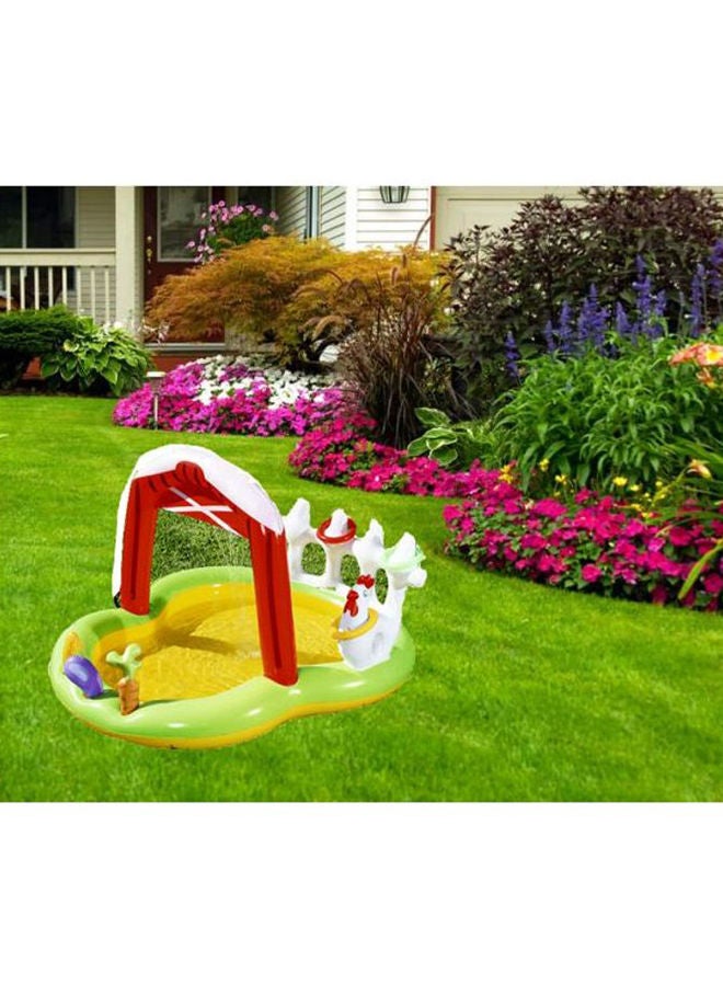 Bestway Inflatable Foldable Portable Little Farmer Paddling Water Fun Play Center 175x147x102cm 175x147x102cm  - Image 5