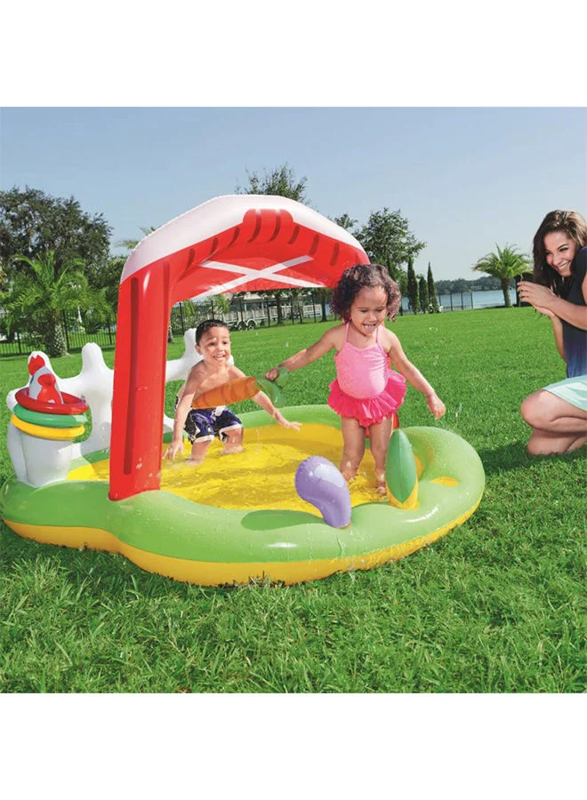 Bestway Inflatable Foldable Portable Little Farmer Paddling Water Fun Play Center 175x147x102cm 175x147x102cm