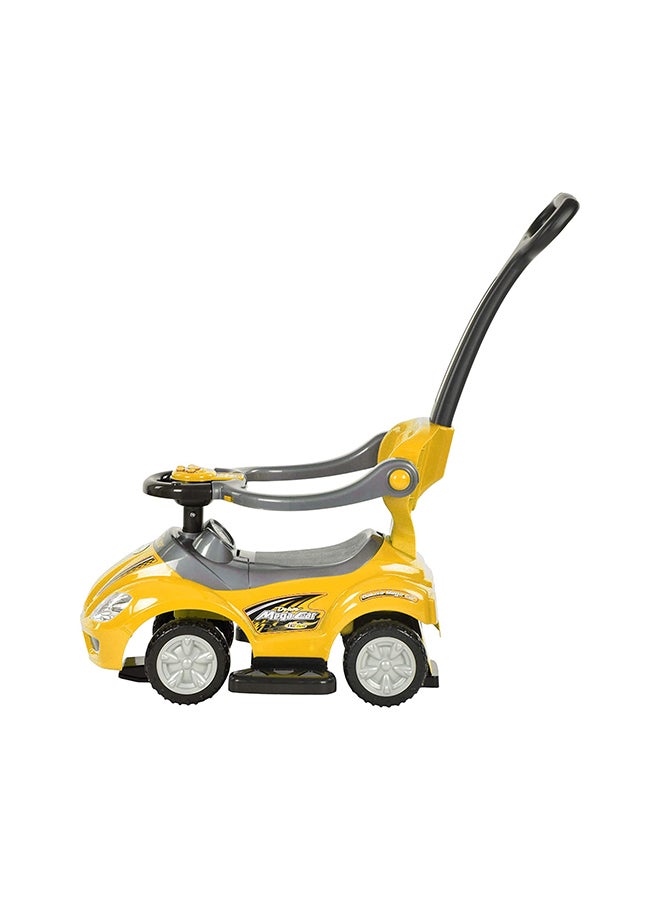 Generic - 3-In-1 Ride-On Car With Barrier Durable Comfortable Authentic Lightweight 62.5x29.5x34cm - Image 1