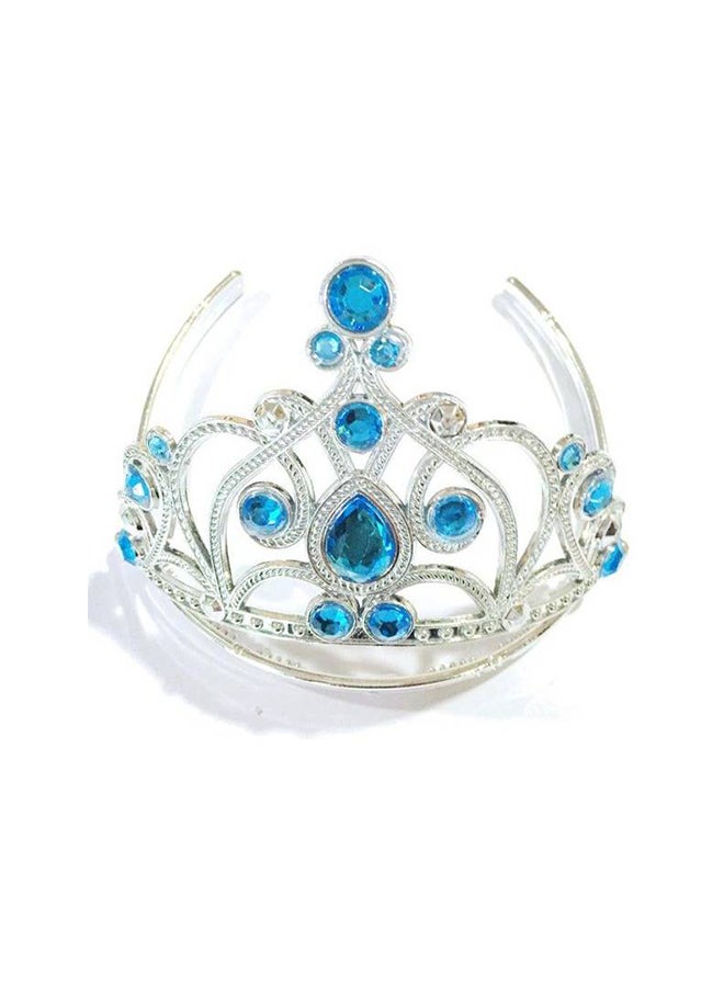 3-Piece Elsa Frozen Costume With Accessories Set Includes Crown, Gloves Etc 20 x 3 x 22cm  - Image 3
