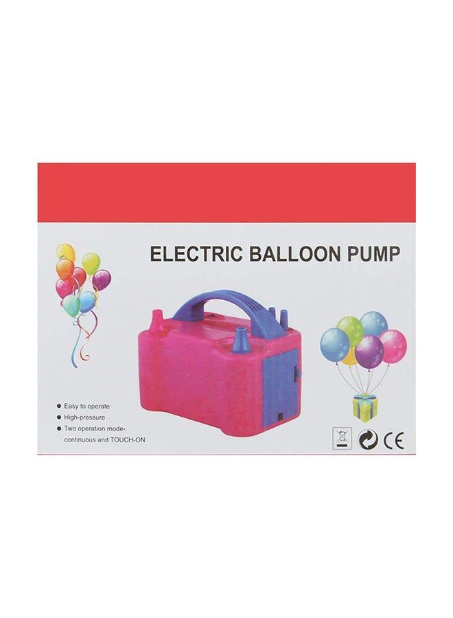 Electric Balloon Pump Pink/ Blue Durable Sturdy Made Up With Premium Quality