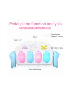 Generic 3-In-1 Multifunction Play Mat With Pedal Piano 45x56x74cm  - Image 2