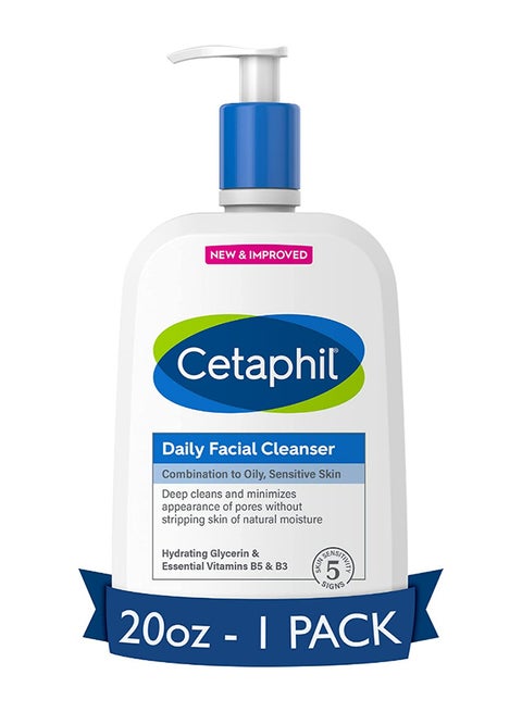 Daily Facial Cleanser Face Wash White 591ml
