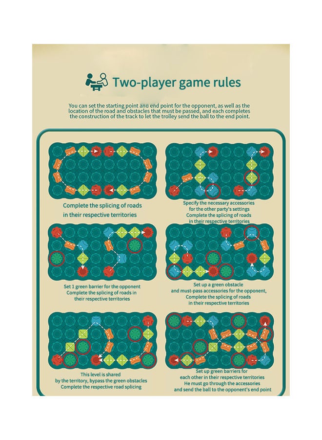 Kidle Puzzle Road Maze Board Game 28pcs 36*7*26cm - Image 5