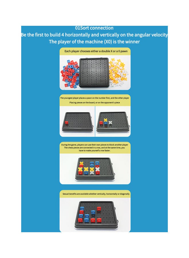 كيدل لعبة ألغاز شطرنج ستيريو ثلاثية الأبعاد لعبة تيك تاك تو، مفاجأة تيك تاك تو، لوحة داخلية، ألعاب عائلية للعب وديكور منزلي كلاسيكي - Image 5