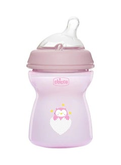 Chicco Natural Feeling Bottle Medium Flow Pink 250ml +2m 