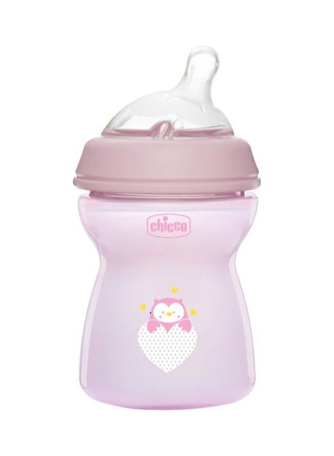 Natural Feeling Bottle Medium Flow Pink 250ml +2m