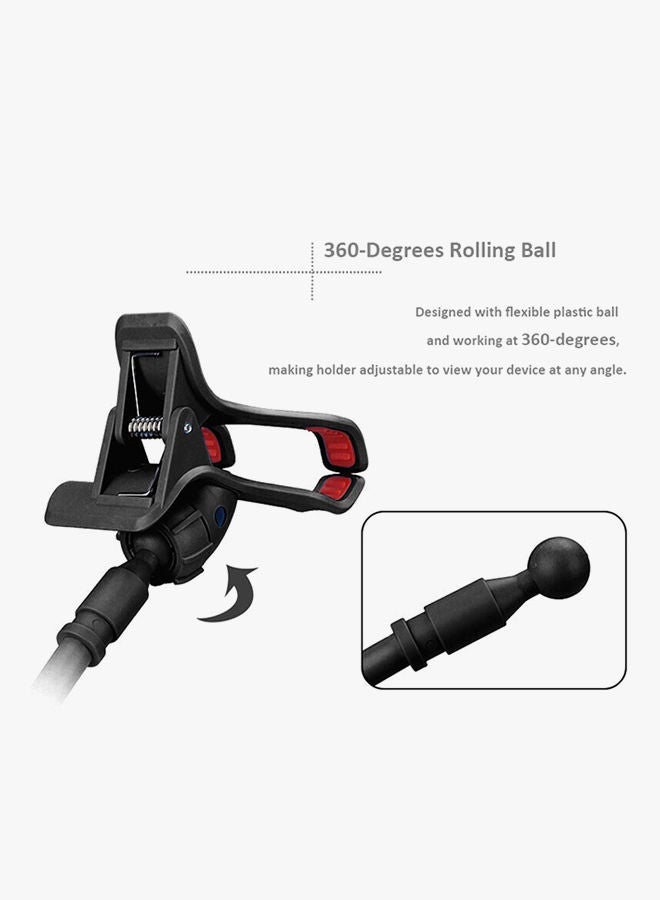 Flexible Phone Holder And Mount Black