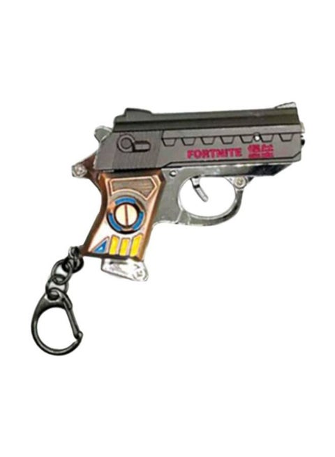 Fortnite Weapon Shaped Keychain Grey/Beige/Black