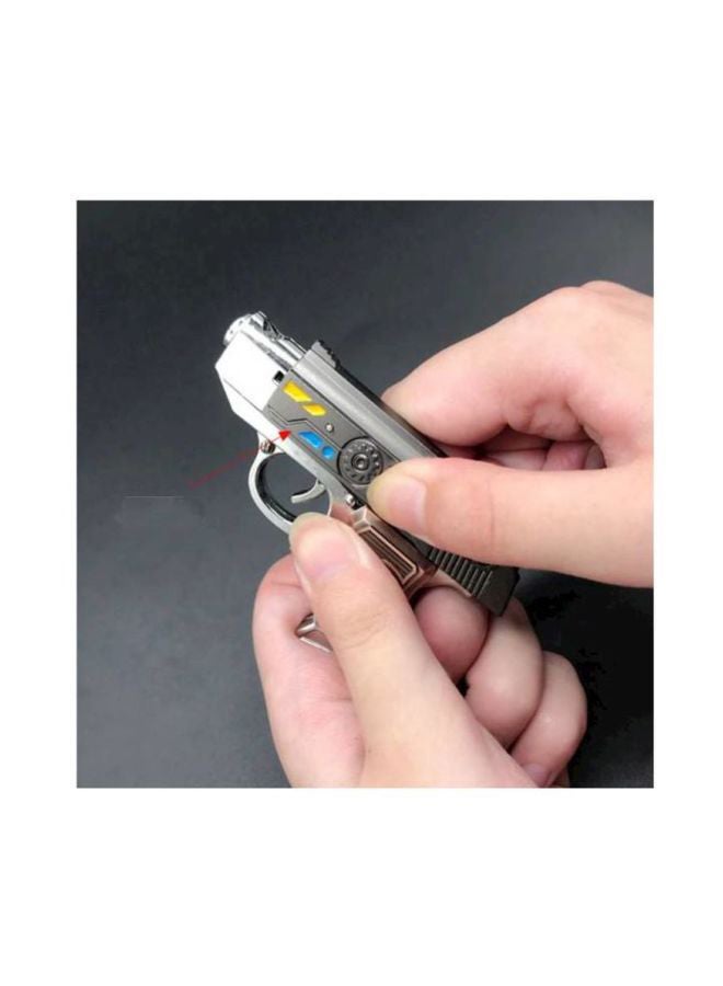 سلسلة مفاتيح على شكل سلاح فورتنايت رمادي/بيج/أسود - Image 3