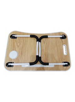 Generic Foldable Laptop Table With Cup Holder Multicolour. 60 X 40cm  - Image 4
