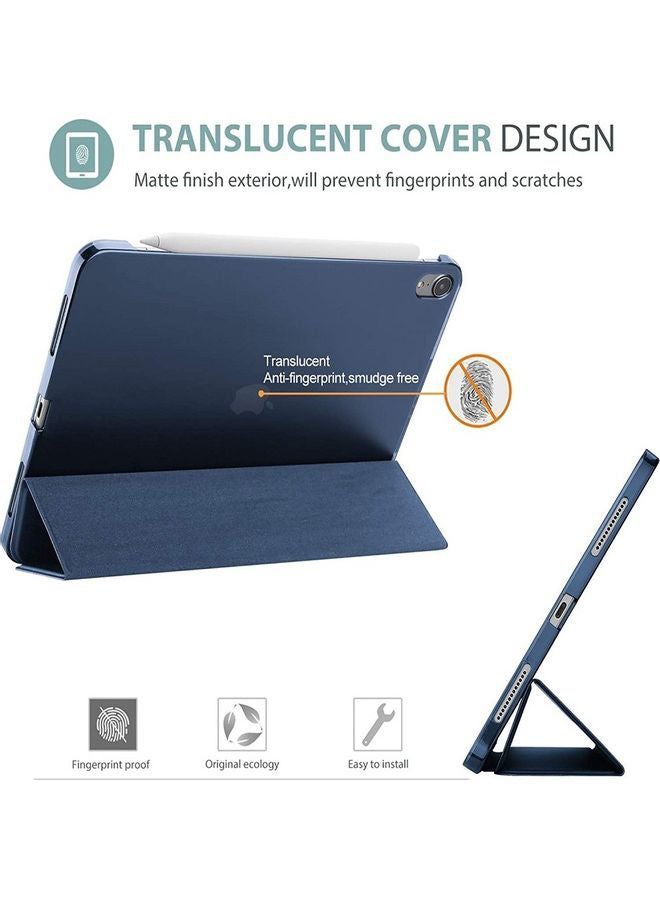 AMERTEER - Folio Case Cover For Apple iPad Air 4 (2020) Blue - Image 1
