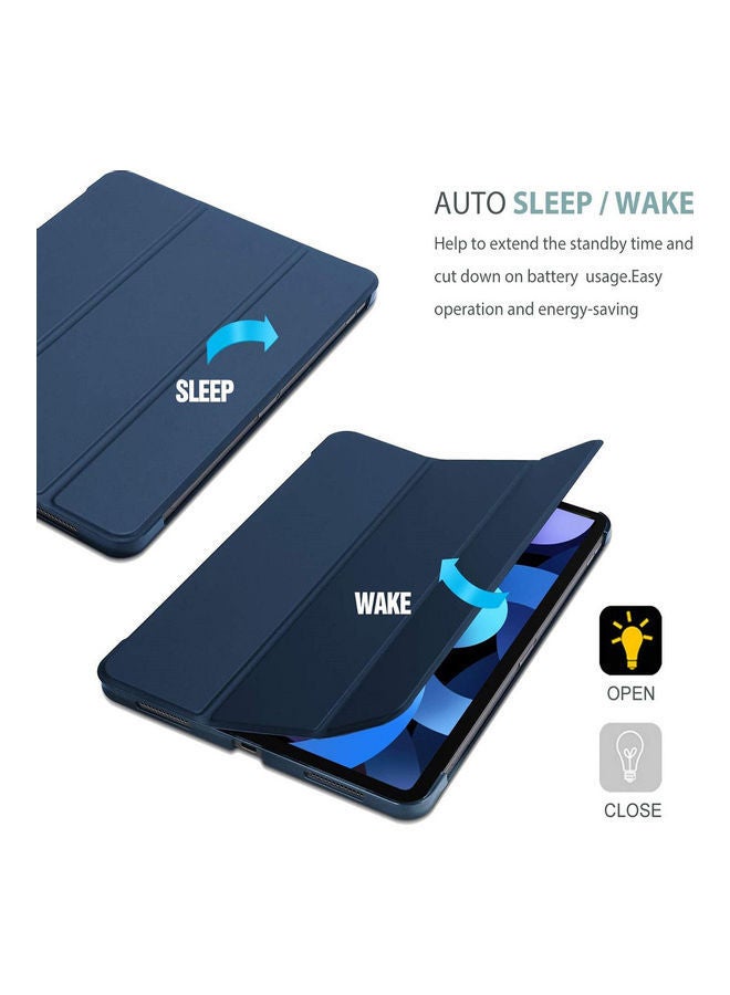 AMERTEER - Folio Case Cover For Apple iPad Air 4 (2020) Blue - Image 1