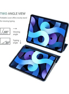 أميرتير غطاء حماية قابل للطي لتابلت أبل آي باد آير 4 إصدار (2020) أزرق  - Image 3