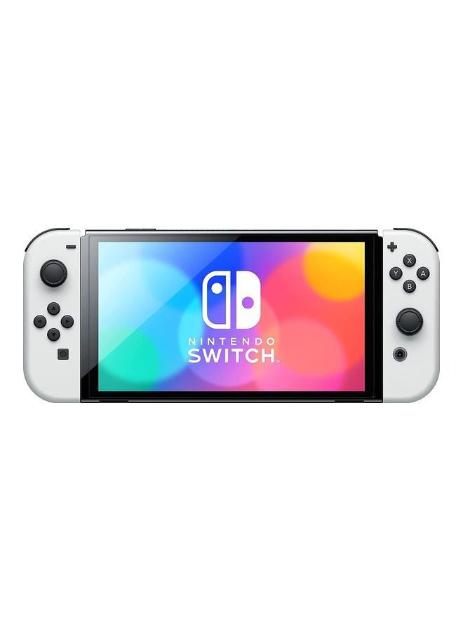 Nintendo - Switch OLED (2021) Model - Black & White Joy Con (UAE Version) - Image 1