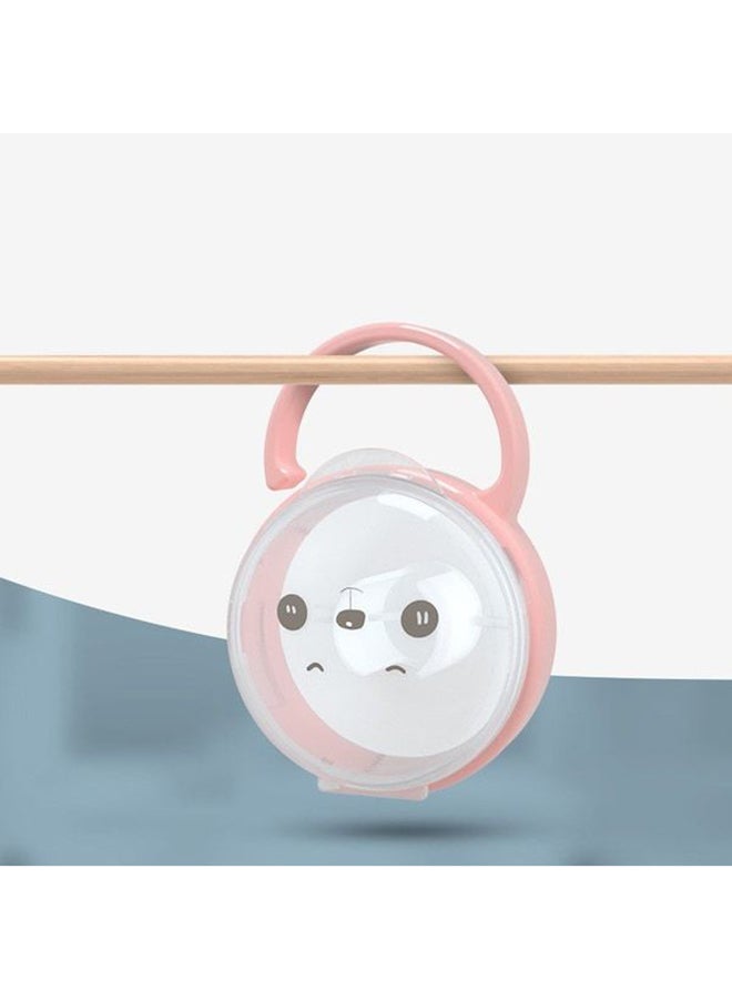 Transparent Cartoon Appease PP Panda Pacifier Storage Box  - Image 4