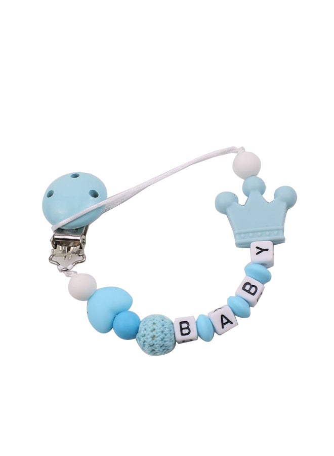 Silicone Pacifier Teeting Clip Holder Chain - Image 1