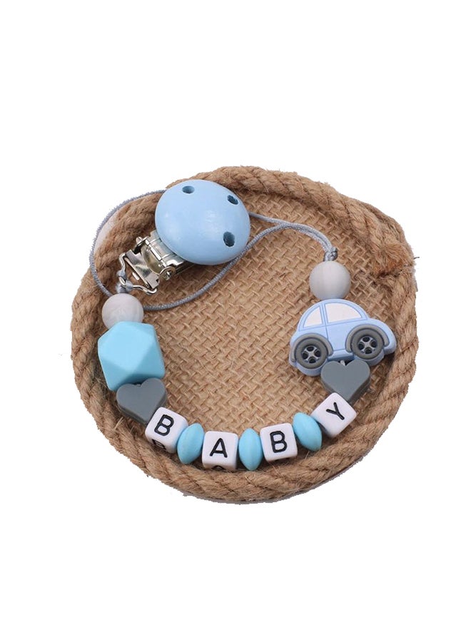 Cartoon Car Baby Pacifier Clip Chain  - Image 1