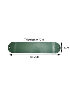 Rainbowtoy 1-Piece Garden Tree Swing Seat For Kids Green EVA Soft Board U-shaped 66.7x14x0.7cm  - Image 2