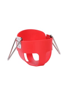 Rainbowtoy Plastic Heavy-Duty High Back Full Bucket Toddler Swing Seat With Coated Chains 36x27x29cm  - Image 2