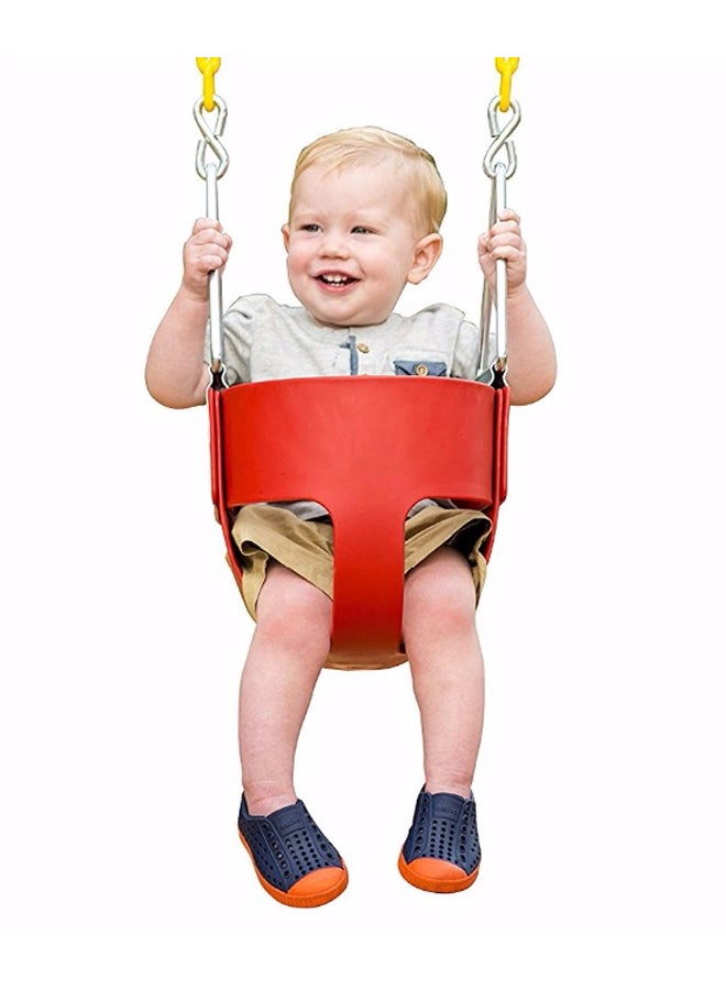 XIANGYU Baby Safety Bucket Swing Red Color 36x27x29cm - Image 5