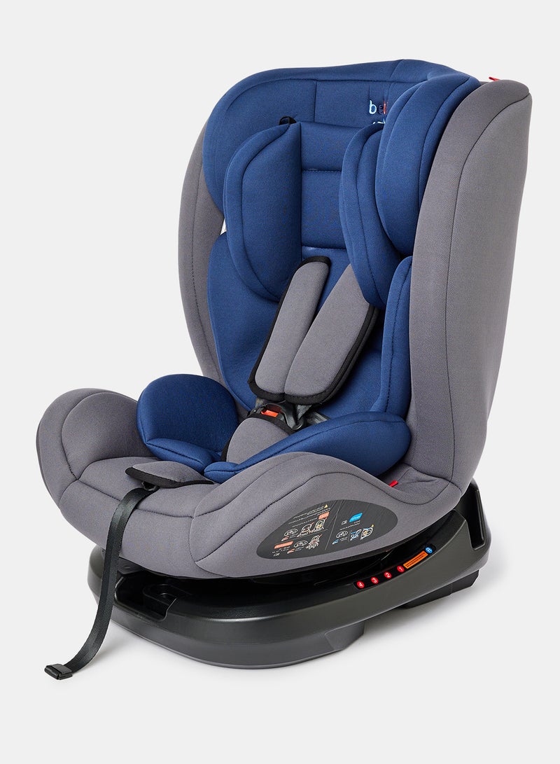 Bebi - Baby Car Seat for Newborn (Group 0, I,II,III) from birth to 12 Years With Rearward And Forward Facing Positions Navy/Grey - Image 1