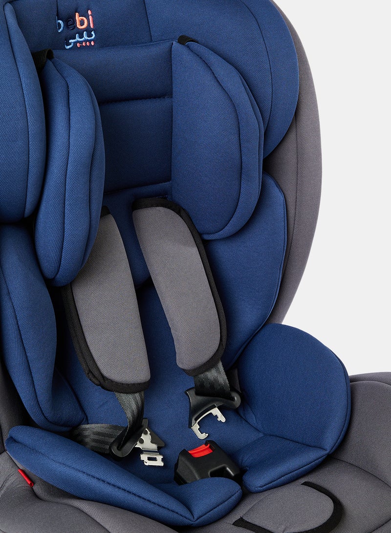 Bebi - Baby Car Seat for Newborn (Group 0, I,II,III) from birth to 12 Years With Rearward And Forward Facing Positions Navy/Grey - Image 1