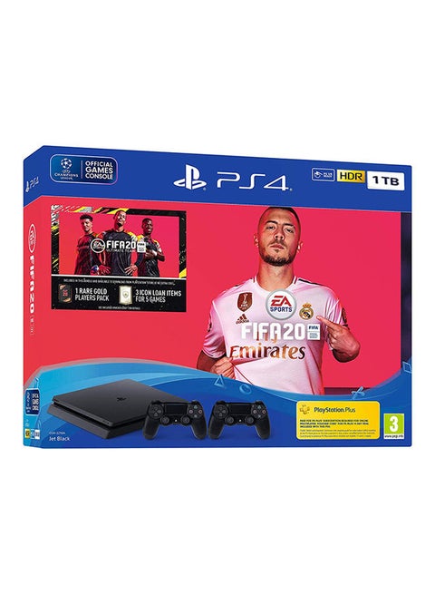 PlayStation 4 Slim 1TB Console With FIFA 20 And Extra DUALSHOCK 4 Controller