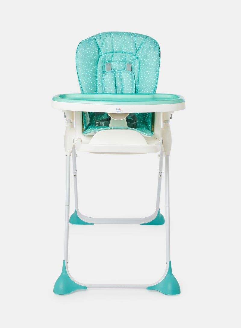 Ultra Compact Baby Feeding High Chair Lightweight And Foldable With Multiple Recline Modes Suitable For Babies For 6 Months To 3 Years Green - v1663934910/N49963598A_1