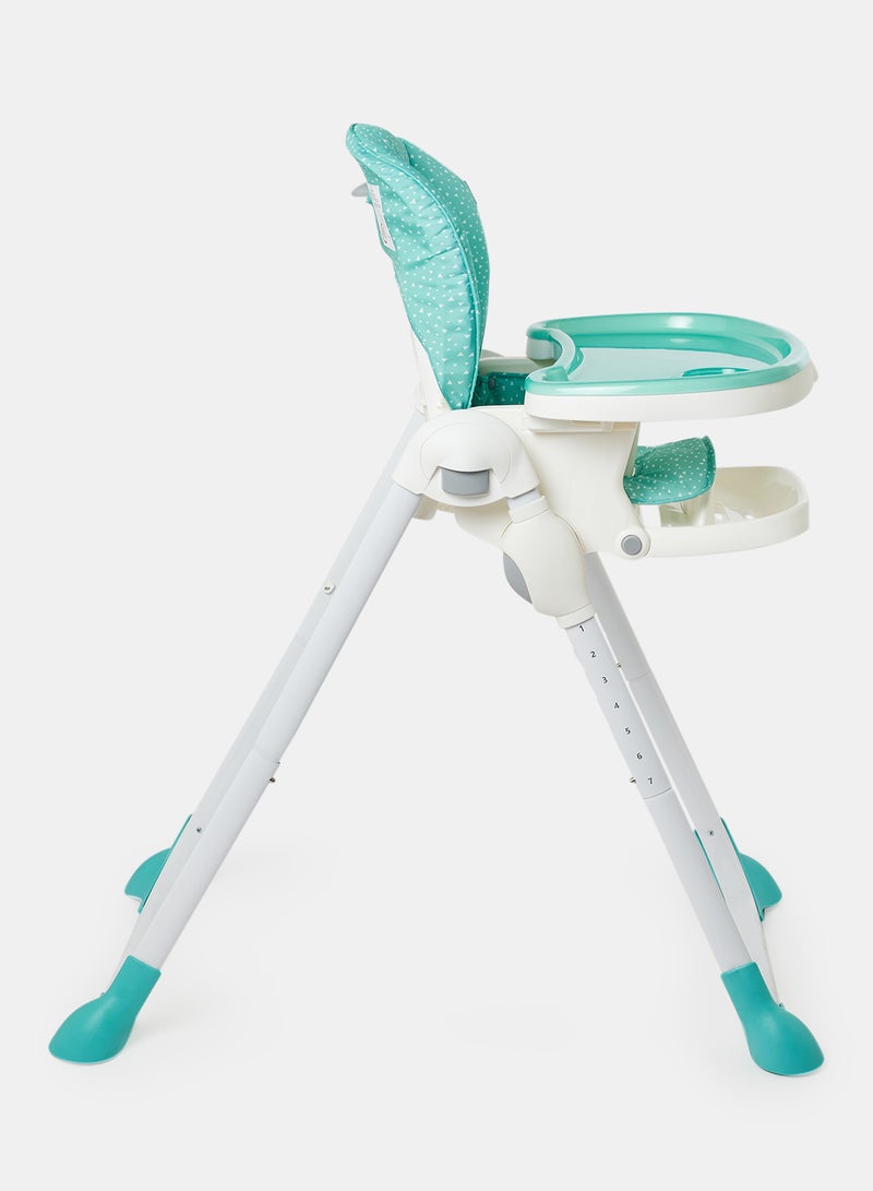 Ultra Compact Baby Feeding High Chair Lightweight And Foldable With Multiple Recline Modes Suitable For Babies For 6 Months To 3 Years Green - v1663934910/N49963598A_4