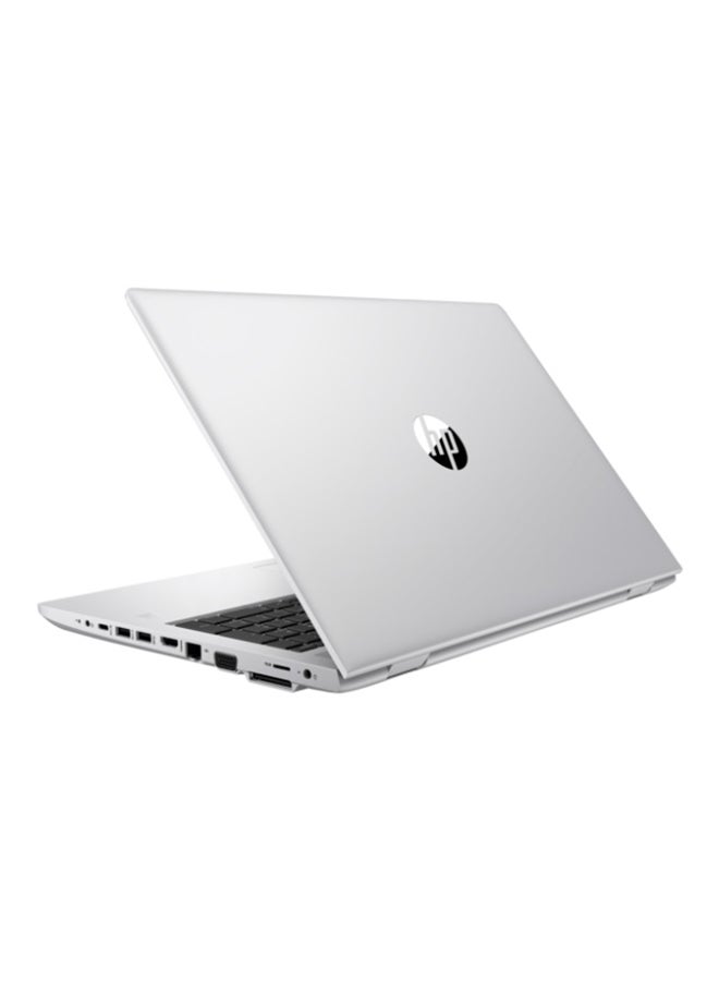 مُجدد - لابتوب برو بوك ‎650 G5 بشاشة مقاس 15.6 بوصة بدقة كاملة الوضوح ومعالج إنتل كور i5/الجيل الثامن/ذاكرة رام 8 جيجابايت/محرك أقراص SSD سعة 256 جيجابايت/بطاقة رسومات إنتل 620 بدقة فائقة الوضوح فضي