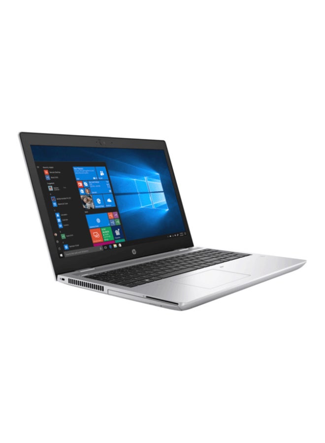 مُجدد - لابتوب برو بوك ‎650 G5 بشاشة مقاس 15.6 بوصة بدقة كاملة الوضوح ومعالج إنتل كور i5/الجيل الثامن/ذاكرة رام 8 جيجابايت/محرك أقراص SSD سعة 256 جيجابايت/بطاقة رسومات إنتل 620 بدقة فائقة الوضوح فضي