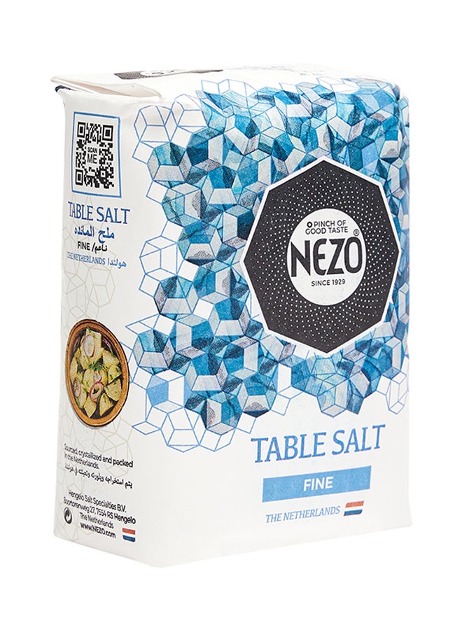 Nezo - Fine Table Salt  Blue Pack 1kg - Image 1