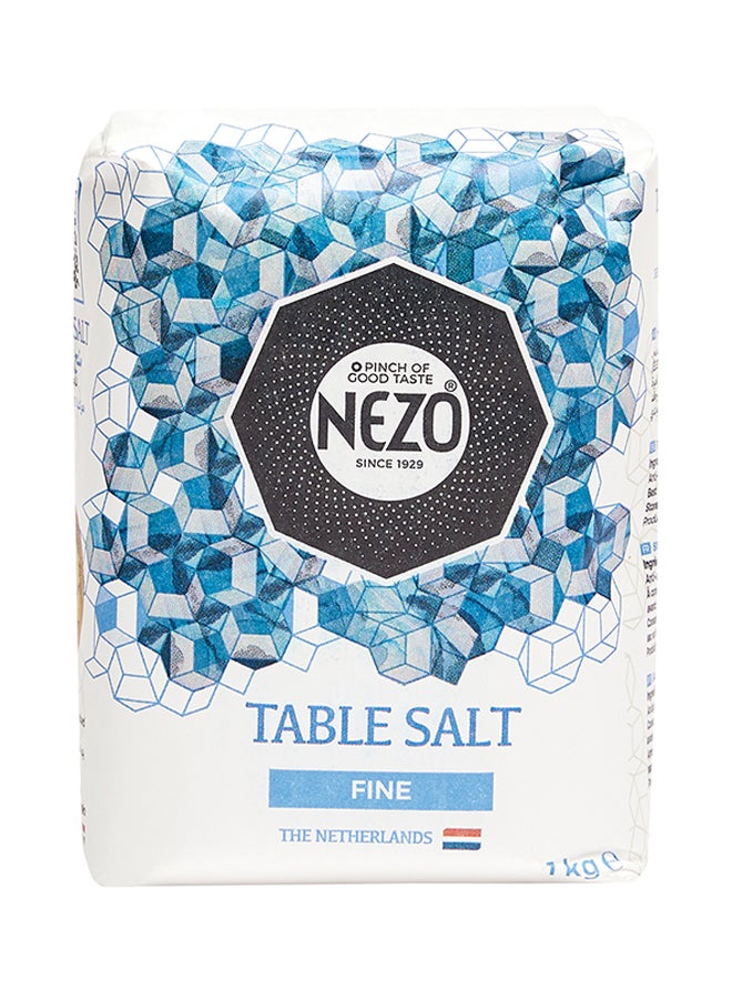 Fine Table Salt  Blue Pack 1kg - v1663940541/N12280212A_1