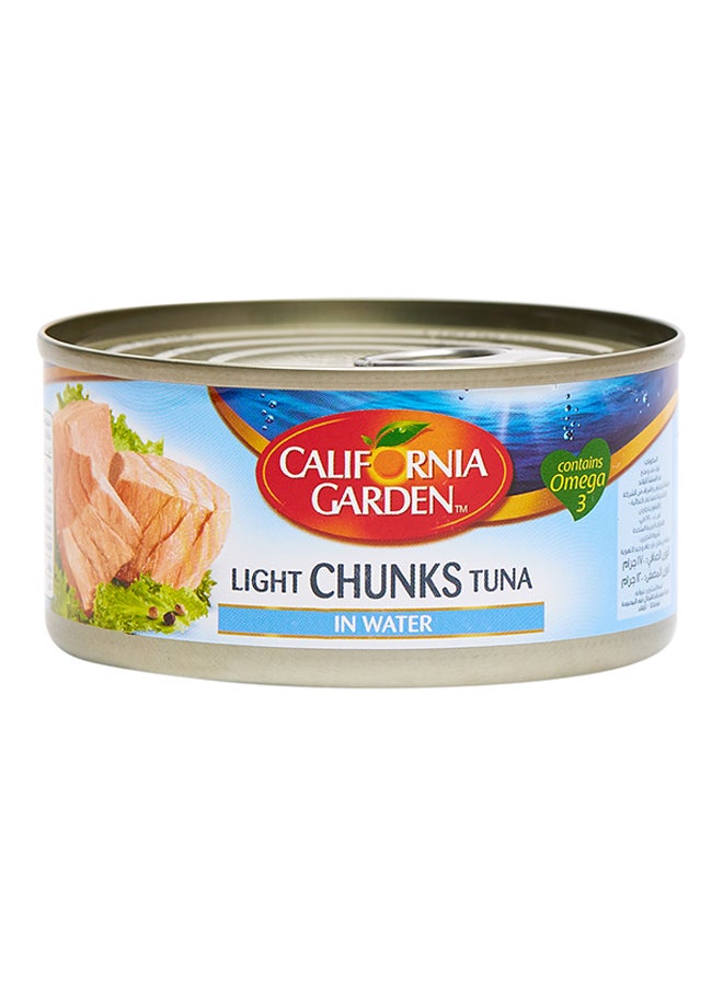 California Garden - Light Canned Tuna Chunks In Water And Salt With Brine 170grams Pack of 4 - Image 1
