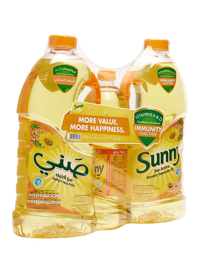 Sunny Sun Active Blended Oil 2x1.5+750ml  - Image 2