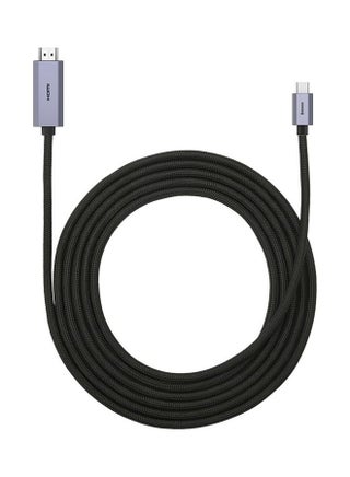 USB C to HDMI Cable 4K, Type C to HDMI Cable Thunderbolt 3 Compatible with MacBook Pro 2019/2018, iPad Pro 2020, MacBook Pro/Air, Samsung S20 S10 S9 Note 10, Huawei P30 P20 Dell XPS Black - v1663988492/N53353071A_1