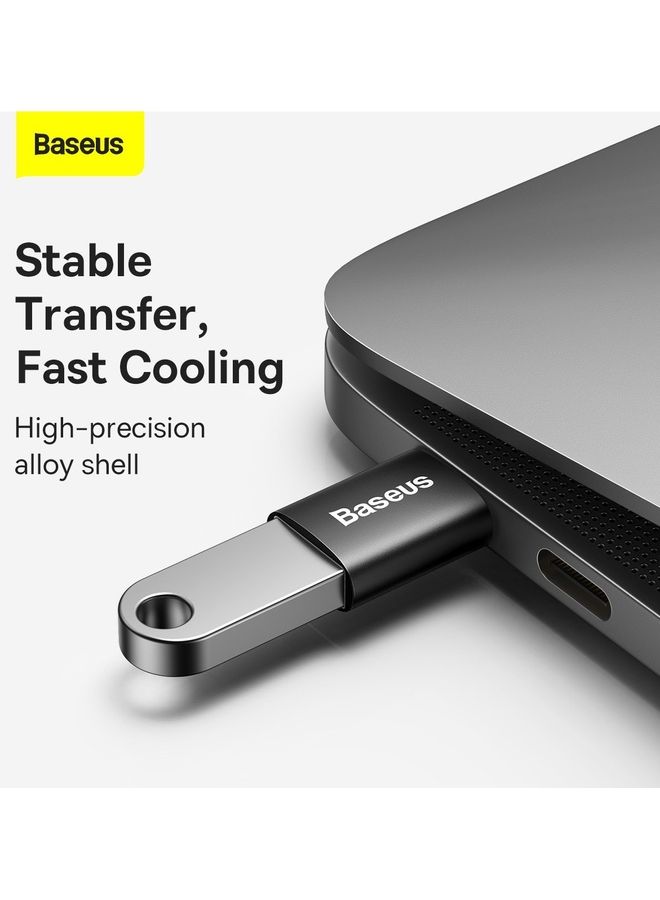 Baseus USB C to USB 3.1 Adapter Type C Male to USB Female OTG Data Cable Compatible with Samsung Galaxy S21 Ultra S20 S10e Note 20, iPad Pro 2020 2021, Mate 40 P40 Pro, Huawei P40/40, Xiaomi 11/11Pro Black - Image 3