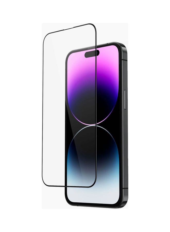 2Pack for iPhone 14 Pro Max Clear Case and Screen Protector Edge to Edge 360 Degree Front and Back Protection Shockproof Soft TPU with Anti-Scratch Tempered Glass 6.7 inch Clear