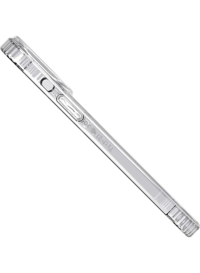 tech21 - Evo  iPhone 14 Pro Case Cover with 12 Feet Drop Protection - Crystal Clear - Image 1