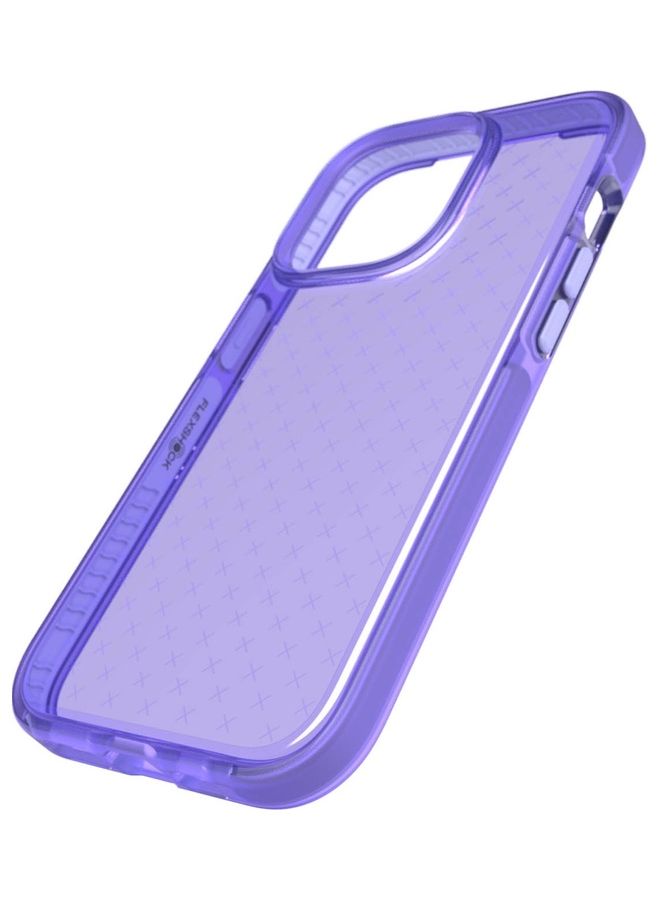 tech21 Evo Check iPhone 14 Pro Case Cover with 16 Feet Drop Protection - Wondrous Purple  - Image 3